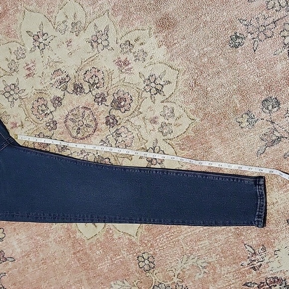 Zara The 80's High Waist Slim Fit Skinny Leg Jean in Astra Blue - Size 6 EUR 38 - Picture 10 of 12